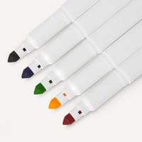 Set de carioci Amazon Basics, 40 bucăți, vârf multifuncțional, 40 de culori, lavabile, set de markere colorate pentru copii și adulți 3