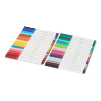 Set de carioci Amazon Basics, 40 bucăți, vârf multifuncțional, 40 de culori, lavabile, set de markere colorate pentru copii și adulți 1