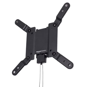 Fixný nástenný držiak na TV Amazon Basics, čierny – 12 – 40 palcov, VESA 200x200