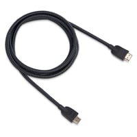 Opletený HDMI kábel Amazon Basics 1,8 m čierny – Vysokorýchlostný HD prepojovací kábel pre televízor a monitor 5
