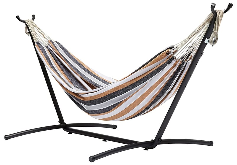 Amazon Basics viseća mreža sa stalkom, tkanina, 117 x 300 x 100 cm, višebojna