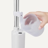 Mop cu abur Amazon Basics – 1200W, rezervor 450ml, 3 trepte de abur, cablu 6m, 3 lavete din microfibră, pentru podele dure, albastru 2