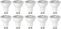 Amazon Basics GU10 LED reflektorska žarulja, 4,7 W (ekvivalent 50 W), toplo bijela, nije prigušiva, pakiranje od 10 komada 1