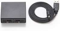 Amazon Basics HDMI splitter 1 bemenet 2 kimenet, 4K 30 Hz, tükrözés, 1 m USB-A–DC kábellel - fekete 5