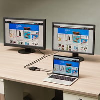 Amazon Basics HDMI splitter 1 bemenet 2 kimenet, 4K 30 Hz, tükrözés, 1 m USB-A–DC kábellel - fekete 7