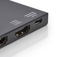 Splitter HDMI Amazon Basics 1 intrare 2 ieșiri pentru PC, laptop, Xbox, 4K 60Hz, afișaj oglindă, negru 5
