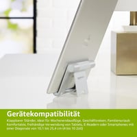 Amazon Basics hordozható állvány tablethez, e-olvasóhoz és telefonhoz - ezüst 5