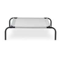 Amazon Basics Chladiaca vyvýšená posteľ pre psov – veľkosť L, 130x80x19 cm, sivá – Priedušný pelech pre domácich miláčikov 5