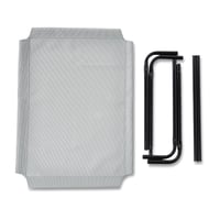 Vyvýšený chladiaci pelech pre psov Amazon Basics, veľkosť M, sivá, 110x65x19 cm, nosnosť do 34 kg 5