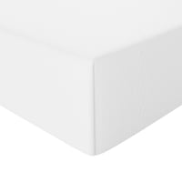 Amazon Basics Jersey plahta s gumicom, 100% pamuk, 180 x 200 cm, visina madraca do 30 cm, bijela 5