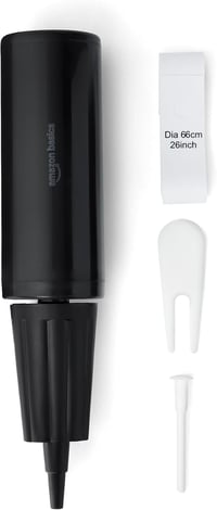 Amazon Basics jógalabda fitnesz gyakorlatokhoz - fekete - 58-66 cm átmérő 3