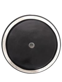 Ghiveci de flori din ceramică Amazon Basics, rotund, cu striații – 20,3 cm – Negru 4