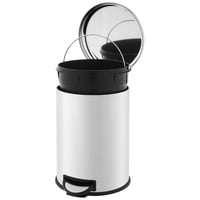 Amazon Basics okrúhly nerezový pedálový odpadkový kôš, 20 litrov, strieborný 2