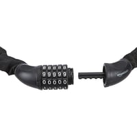 Amazon Basics retiazkový zámok na bicykel s 5-miestnym kombinačným kódom, 97,2 cm, čierny, 1 ks 3