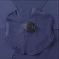 Umbrelă de soare pentru grădină, balcon și terasă Amazon Basics, mecanism cu manivelă, reglabilă, 305 cm, albastru închis 3
