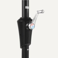 Umbrelă de soare pentru grădină, balcon și terasă Amazon Basics, mecanism cu manivelă, reglabilă, 305 cm, albastru închis 4
