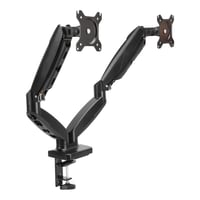 Amazon Basics držiak na dva monitory s plynovou pružinou, 38,1–68,6 cm, 2–7 kg/rameno, VESA 75x75/100x100 - čierny 1