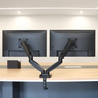 Amazon Basics držiak na dva monitory s plynovou pružinou, 38,1–68,6 cm, 2–7 kg/rameno, VESA 75x75/100x100 - čierny 7