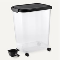 Amazon Basics posuda za pohranu hrane za kućne ljubimce, 15,8 kg, 26,5 — neispravno, za dijelove: Kutija se ne može zatvoriti (stanje: vidi drugu sliku) 4