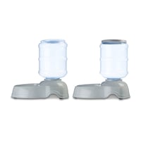 Amazon Basics set dozatora za hranu i vodu za kućne ljubimce, veličina L, dozator hrane od 5,44 kg i dozator vode od 9,46 l, 2 komada 5