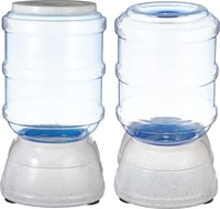 Amazon Basics Set Dispenser Hrană și Apă pentru Câini, Mărimea S, 2 bucăți, Set hrănitoare și adăpătoare pentru animale de companie 5