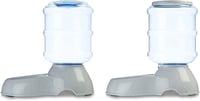 Amazon Basics Set Dispenser Hrană și Apă pentru Câini, Mărimea S, 2 bucăți, Set hrănitoare și adăpătoare pentru animale de companie 6