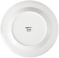 Amazon Basics set plitkih tanjura, 26,67 cm, 6 komada - Porculanski set tanjura za večeru 6