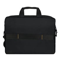 Geantă pentru laptop Amazon Basics, geantă compactă de umăr cu compartimente pentru accesorii, pentru laptop de 14 inchi (35,6 cm), negru, 1 bucată 4