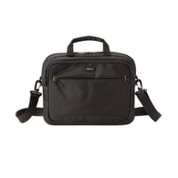 Geantă pentru laptop Amazon Basics, geantă compactă de umăr cu compartimente pentru accesorii, pentru laptop de 14 inchi (35,6 cm), negru, 1 bucată 5