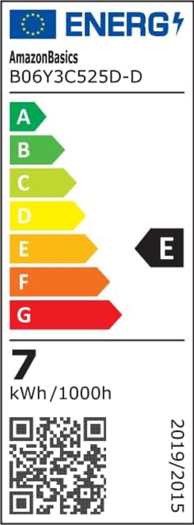 Amazon Basics LED izzó E27 7W meleg fehér filament 2db csomag - 2er-Pack