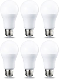 Amazon Basics LED žarulja s grlom E27, 10,5 W (ekvivalent 75 W), toplo bijelo svjetlo, nije prigušiva, pakiranje od 6 komada 1