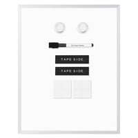Magnetická biela tabuľa Amazon Basics s hliníkovým rámom, samolepiaca – 28 x 36 cm 2