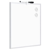 Magnetická biela tabuľa Amazon Basics s hliníkovým rámom, samolepiaca – 28 x 36 cm 1