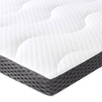 Chránič matraca Amazon Basics 180x200 cm, 7 cm gélová penová podložka, biela, chladiaci vrchný matrac z pamäťovej peny 1