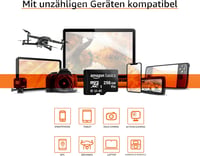 Amazon Basics microSDXC memóriakártya SD adapterrel, A2 U3, 100 MB/s - fekete - 256 GB 5