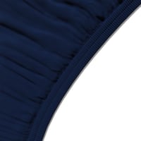 Amazon Basics plahta s gumicom od mikrovlakana, 160x200x30 cm, 100% poliester, mekana i prozračna, tamnoplava 4