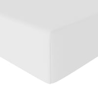 Napínacia plachta z mikrovlákna Amazon Basics, 160x200x30 cm, biela, 100 % polyester, pre vysoké matrace 2