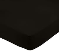 Napínacia plachta z mikrovlákna Amazon Basics, 180 x 200 cm, výška matraca max. 30 cm, čierna 1