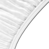 Napínacia plachta z mikrovlákna Amazon Basics, 160x200x30 cm, biela, 100 % polyester, pre vysoké matrace 4