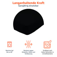 Napínacia plachta z mikrovlákna Amazon Basics, 180 x 200 cm, výška matraca max. 30 cm, čierna 3