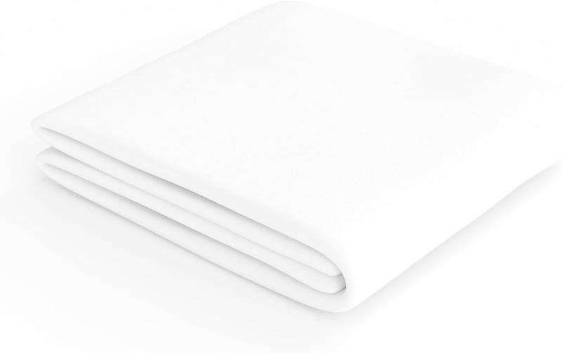 Amazon Basics Mikroszálas Gumis Lepedő Fehér 200x200x30cm - 200 x 200 x 30 cm, White, Fitted sheet
