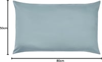Amazon Basics Mikroszálas Párnahuzat 50x80 cm 2 db Spa Kék - 2-50 x 80 cm, Spa Blue 5