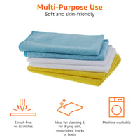 Set Lavete din Microfibră Amazon Basics, 36 buc., Colorate, 30,5 x 40,5 cm 3