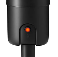 Mini USB kondenzátorový mikrofón Amazon Basics na streamovanie, hranie hier a podcasting, s kardioidnou charakteristikou, čierny 4
