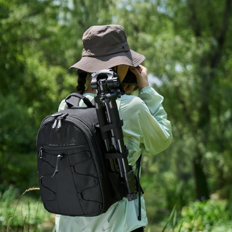 Amazon Basics nagy fotós hátizsák vízálló párnázott DSLR fényképezőgéphez