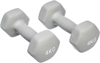 Sada neoprénových činiek Amazon Basics – sivá – 2 x 4 kg 1