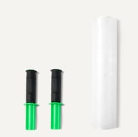 Napínacia baliaca fólia Amazon Basics s 2 rukoväťami – priehľadná – 38,1 cm x 304,8 m 5