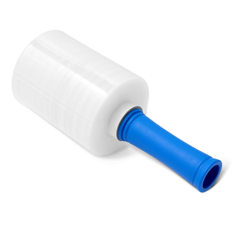 Folie Stretch Amazon Basics, 12,7 cm x 304,8 m, cu 1 mâner inclus, folie de ambalat transparentă