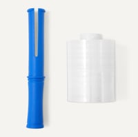 Folie Stretch Amazon Basics, 12,7 cm x 304,8 m, cu 1 mâner inclus, folie de ambalat transparentă 5
