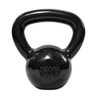 Liatinový kettlebell Amazon Basics, 8 kg, čierny, na cvičenie so závažím 1
